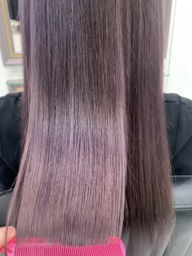 エスカーラ 表参道(THE ESCALA) @m_ayu/ブリーチありのラベンダーカラー/タビラマユミ