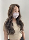 グレージュハイライト