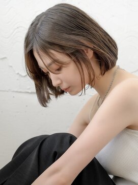 プログレスプラス 乾かしただけでまとまる ワンレンボブ 大人ナチュラルグレージュ