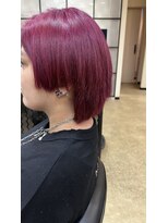 エイチ エアー ダヴ H air DAV調布北口&nbsp;綺麗なパープルレッド