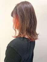 セルカ 新宿(CERCA) コーラルオレンジインナーカラー【CERCA新宿】