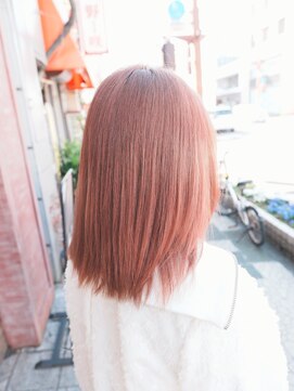 ボアップ 松山店(boappu) #ピンクベージュ#ピンクカラー#コーラルピンク#ハイトーン