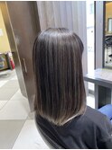 白髪ぼかしハイライトカラー
