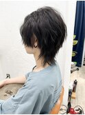 ◆センターパートの波うちツイストウルフ◆
