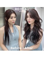 レディアル 渋谷(REDEAL)&nbsp;ワンホンヘア/韓国ヘア/ウルフ/前髪[レイヤーカット/渋谷]