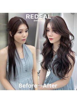 レディアル 渋谷(REDEAL) ワンホンヘア/韓国ヘア/ウルフ/前髪[レイヤーカット/渋谷]