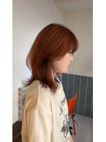 クペウ(cope'u)&nbsp;レイヤーミディ￥深みオレンジ