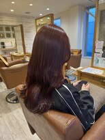 ラボヌールヘアー 宇都宮店(La Bonheur hair)&nbsp;チェリーレッドブラウン♪【宇都宮駅/レイヤーカット】