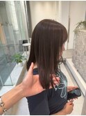 <オバマ>ブリーチなしダブルカラーで作る透明感オリーブベージュ