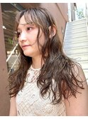 ロングパーマ/ニュアンスパーマ/緩めパーマ/コテ巻きパーマ