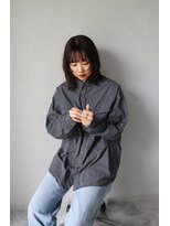 リアン バイ キートス(Lien by kiitos)&nbsp;優しいウルフヘア/くびれミディアム/顔周りレイヤーカット