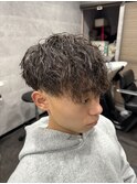 滋賀/南草津/メンズ美容室/波巻きツイストスパイラルパーマ
