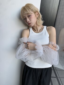 ランテルディ 渋谷(LANTERDIT) 【LANTERDIT】外ハネボブ/レイヤーボブ/ブロンド/抜きっぱなし