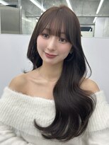 エヌアイ オモテサンドウ(ni omotesando)&nbsp;☆韓国ロングヘア 小顔に見える顔まわりカット ☆