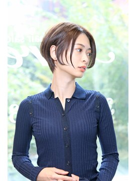 アエレ(Aere) 【Aere池袋】大人ショートボブ×艶髪×サファリベージュ☆小林