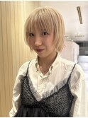 心斎橋 シャギーレイヤー ボブ 10代 20代 30代