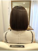 乾かすだけでまとまるボブ【縮毛矯正】