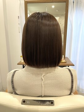 美髪専門サロン バイ マイル(美髪専門サロン by mile) 乾かすだけでまとまるボブ【縮毛矯正】