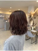 ふわふわパーマ**暖色color