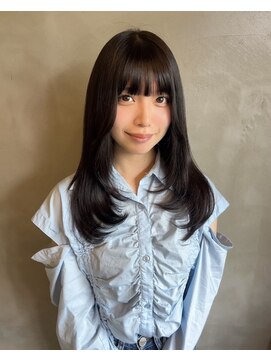 イキプラスディードットログ 大和八木駅前店(ikii+D.Log) 韓国ヘア韓国風レイヤー小顔前髪シースルー ひし形奈良橿原