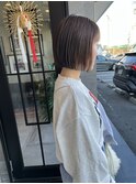 ブラントボブ×オリーブグレージュ