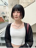 ミニボブ×インナーカラー