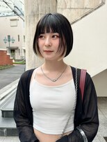 ストック(stock)&nbsp;ミニボブ×インナーカラー