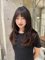 サイン 表参道(SIGN) 表参道渋谷透明感グレージュカラーツヤ髪レイヤーカット髪質改善