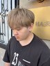 【メンズ限定】カット+ハイトーンカラー+眉カット