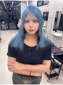 ブルー×ブラック