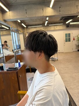 タメ(tame-) サーフカール/フェザーパーマ/ブルーブラック【都賀/メンズ】