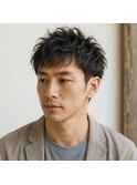 メンズショートニュアンスパーマ　20代 30代 40代 50代 60代