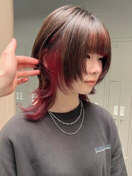 【色モチ抜群ハイトーンカラー】スタイリングしやすいレイヤーカットもお任せ*<立川/立川駅/ケアブリーチ>