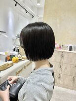 ビューバイネオリーブ 用賀店(Beau'r by neolive)&nbsp;黒髪クラゲヘアーオリーブグレー小顔ココアベージュ[用賀]