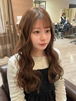 ヘアメイク シュシュ(Hair make chou chou)&nbsp;ベージュカラー　ブリーチなしカラー　透明感カラー