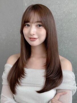 ロンドクレール 川崎(Lond clair) 韓国顔周り/ハイレイヤー/ミディアムレイヤーカット/川崎67