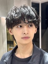 フィフスパーク(fifth PARK)&nbsp;渋谷ルーズパーマ短め緩めラウンドマッシュウルフシャドウパーマ