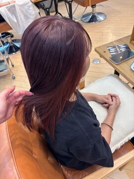 ユニ バイ マグ 長野店(Uni.by Mag) "ちらっと大人可愛い"インナカラー イヤリングカラー