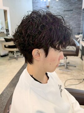 ガーデン 小山店(garden) 宇都宮メンズカットメンズパーマ波巻きスパイラルパーマツイスパ