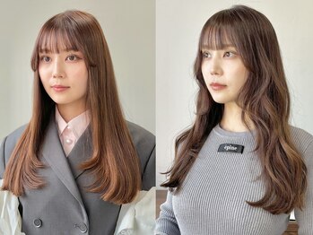 ヘアー アイス 御器所本店(HAIR ICI)の写真/【御器所5分】前髪や顔周りのカットで印象が変わる！一人一人に似合うカットで魅力を最大限に引き出す◎
