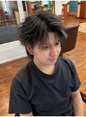 MEN’S/リバースセンターパート/ニュアンスパーマ/三重/四日市