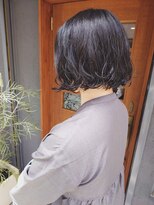ウィーク 梅田(UiiC)&nbsp;大人かわいい/ゆるふわパーマ/柔らか暗髪ボブ/uiicumeda sachi