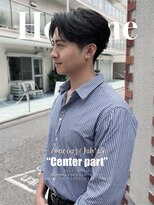 オムファミーユラグ(homme, famille raugh)&nbsp;刈り上げセンターパート