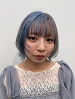 ジュノ イオンモール香椎浜店(Juno)&nbsp;レイヤーボブ×アシンメトリーカラー