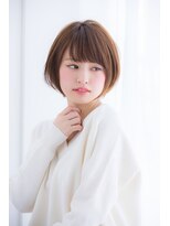 ラミ(L'ami)&nbsp;【東 純平】大人かわいい小顔丸みショートボブ