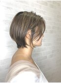 クビレショートカット+ハイライト