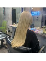 インク 渋谷(INK.)&nbsp;エフェクトブリーチ使用！圧倒的艶髪ミルクティー