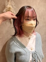 ジールサロン 阿見店(ZEAL SALON) インナーカラーピンク