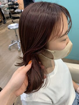 リーホリエ(Lee Horie) 【mio】ピンクブラウン×インナーピンク