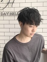 オールデイハローズ 京都駅前店(ALL DAY HELLO`S)&nbsp;大人マッシュかわいくないメンズパーマ【京都駅】３０代４０代